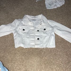 White Jean jacket